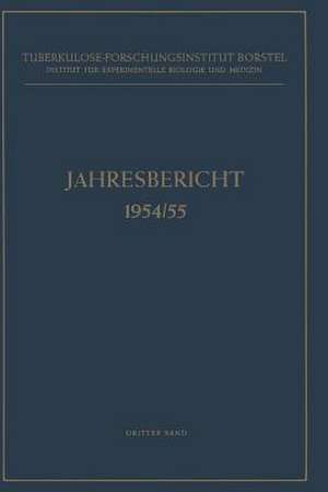 Jahresbericht 1954/55 de Enno Freerksen