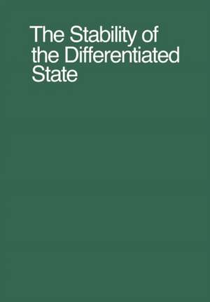 The Stability of the Differentiated State de Heinrich P. URSPRUNG