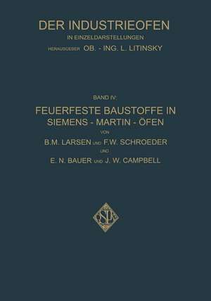 Feuerfeste Baustoffe in Siemens-Martin-Öfen de B.M. Larsen