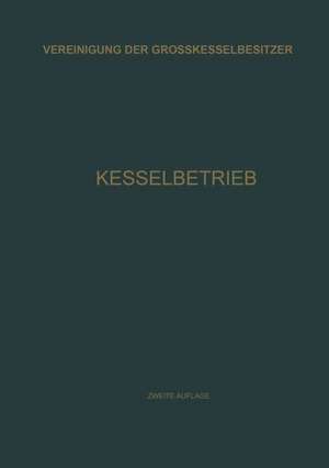 Kesselbetrieb: Sammlung von Betriebserfahrungen de Vereinigung der Grosskesselbesitzer