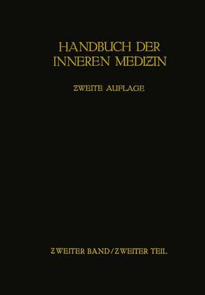 Handbuch der inneren Medizin de Leo Mohr