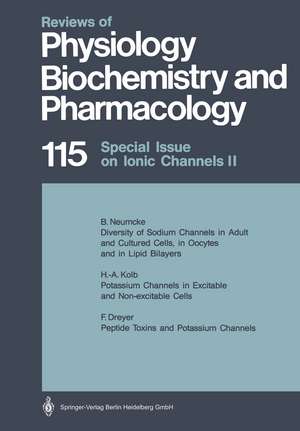 Special Issue on Ionic Channels II de M. P. Blaustein