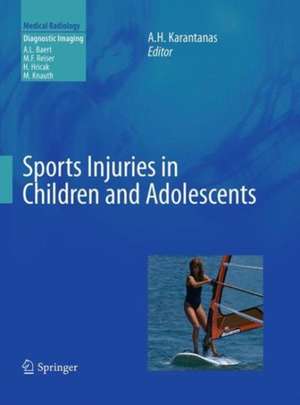 Sports Injuries in Children and Adolescents de Apostolos H. Karantanas