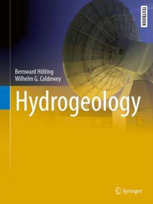 Hydrogeology de Bernward Hölting