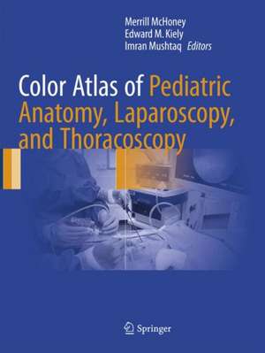 Color Atlas of Pediatric Anatomy, Laparoscopy, and Thoracoscopy de Merrill McHoney