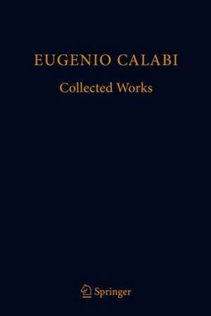 Collected Works de Eugenio Calabi