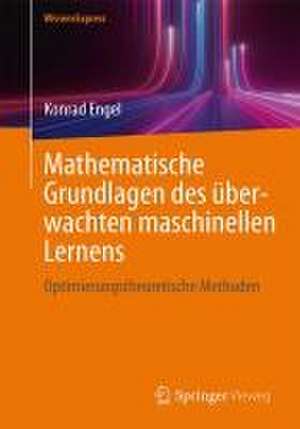 Mathematische Grundlagen des überwachten maschinellen Lernens: Optimierungstheoretische Methoden de Konrad Engel