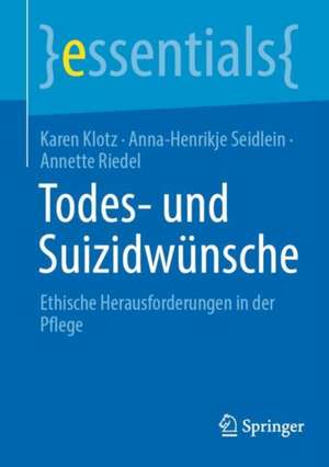 Todes- und Suizidwünsche de Karen Klotz