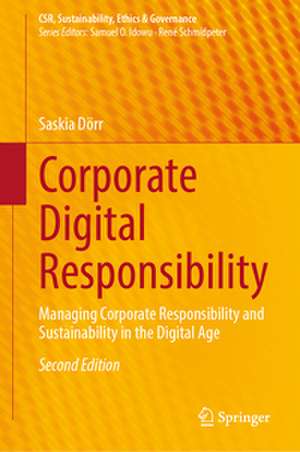 Corporate Digital Responsibility de Saskia Dörr