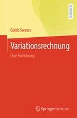 Variationsrechnung de Guido Sweers