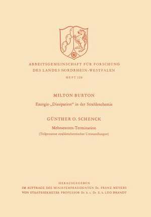 Energie-„Dissipation“ in der Strahlenchemie. Mehrzentren-Termination: Teilprozesse strahlenchemischer Umwandlungen de Milton Burton