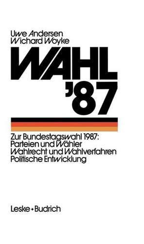 Wahl ’87 de Uwe Andersen