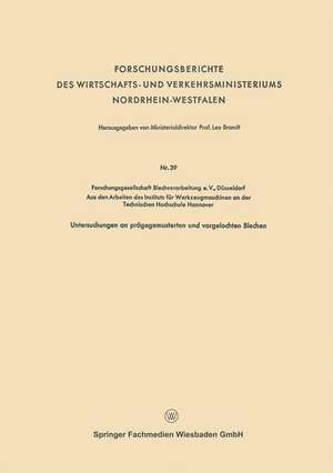 Forschungsberichte des Wirtschafts- und Verkehrsministeriums Nordrhein-Westfalen de Leo Brandt