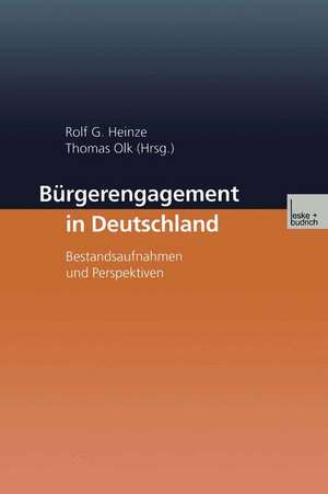 Bürgerengagement in Deutschland: Bestandsaufnahme und Perspektiven de Rolf G. Heinze