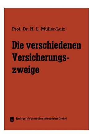 Die verschiedenen Versicherungszweige de Heinz Leo Müller-Lutz