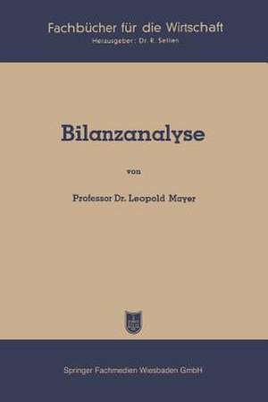 Bilanzanalyse de Leopold Mayer