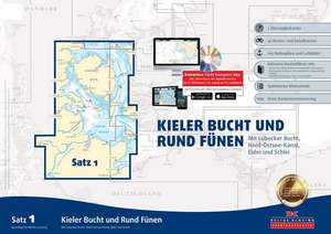 Sportbootkarten Satz 1: Kieler Bucht und Rund Fünen (Ausgabe 2019)