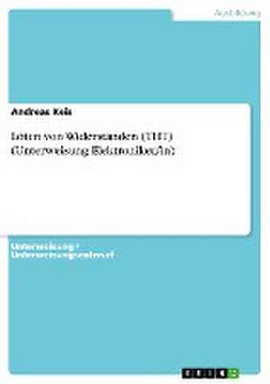 Löten von Widerständen (THT) (Unterweisung Elektroniker/in) de Andreas Keis