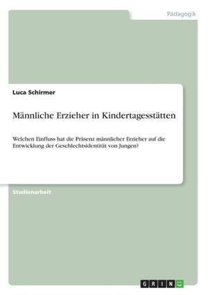 Männliche Erzieher in Kindertagesstätten de Luca Schirmer