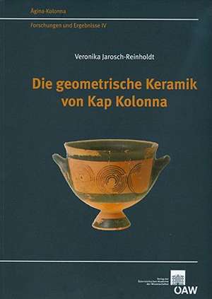 Die Geometrische Keramik Von Kap Kolonna