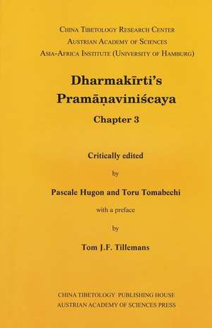 Dharmakirti's Pramanaviniscaya Chapter 3