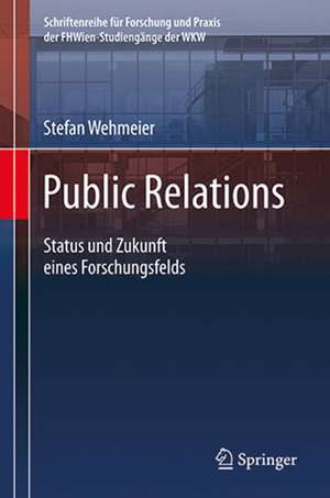 Public Relations de Stefan Wehmeier