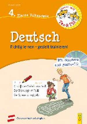 Lernen mit Teo und Tia Deutsch - 4. Klasse Volksschule mit CD de Erika Stoifl