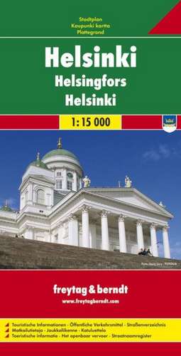 Helsinki 1 : 15 000. Stadtplan