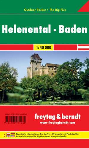 Helenental - Baden 1 : 40 000. Outdoor Pocket + The Big Five