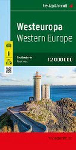 Westeuropa, Straßenkarte 1:2.000.000, freytag & berndt de Freytag & Berndt