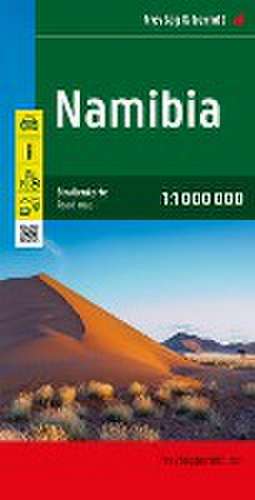 Namibia, Straßenkarte 1:1.000.000, freytag & berndt de Freytag & Berndt