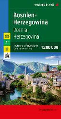 Bosnien-Herzegowina, Straßen- und Freizeitkarte 1:200.000, freytag & berndt de freytag & berndt