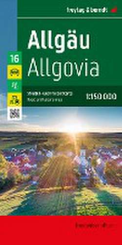 Allgäu, Straßen- und Freizeitkarte 1:150.000, freytag & berndt de Freytag & Berndt