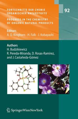 Fortschritte der Chemie organischer Naturstoffe / Progress in the Chemistry of Organic Natural Products, Vol. 92 de A. Douglas Kinghorn