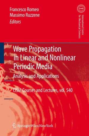 Wave Propagation in Linear and Nonlinear Periodic Media: Analysis and Applications de Francesco Romeo