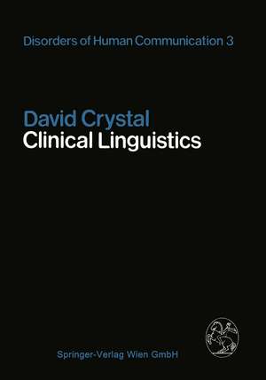 Clinical Linguistics de David Crystal