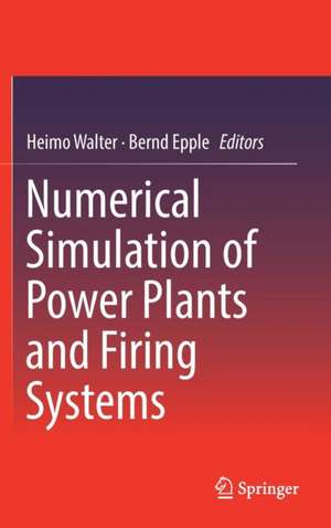 Numerical Simulation of Power Plants and Firing Systems de Heimo Walter