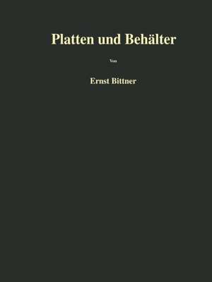 Platten und Behälter de Ernst Bittner