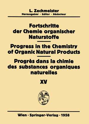 Fortschritte der Chemie organischer Naturstoffe / Progress in the Chemistry of Organic Natural Products / Progrès dans la Chimie des Substances Organiques Naturelles de J.L. Hartwell