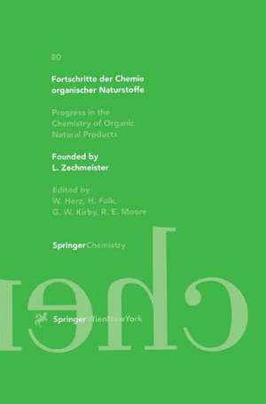 Fortschritte der Chemie organischer Naturstoffe / Progress in the Chemistry of Organic Natural Products de C.W.J. Chang