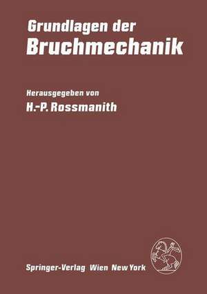 Grundlagen der Bruchmechanik de H. P. Rossmanith