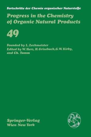 Fortschritte der Chemie organischer Naturstoffe / Progress in the Chemistry of Organic Natural Products de R.A. Hill