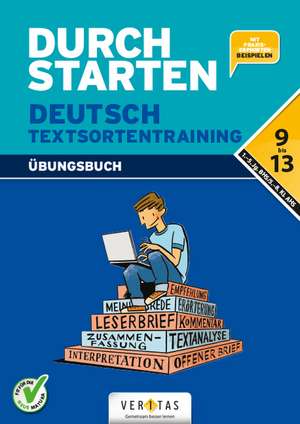 Durchstarten Deutsch Textsortentraining. Übungsbuch de Jutta Hofer