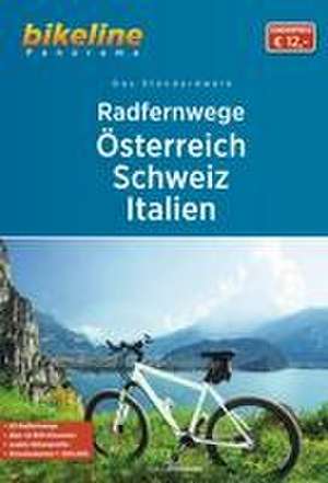 Radfernwege Österreich, Schweiz, Italien de Esterbauer Verlag