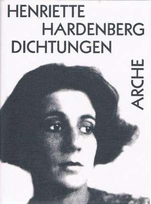 Dichtungen de Henriette Hardenberg