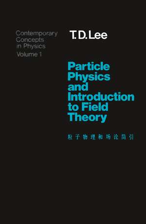 Particle Physics de A. G. Lee