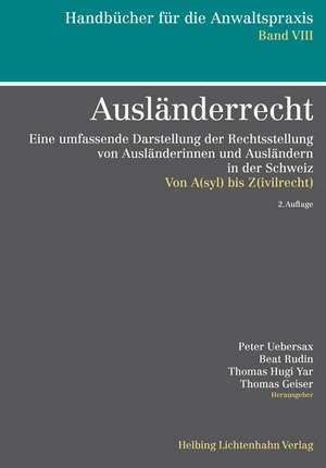 Ausländerrecht de Peter Uebersax