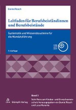 Leitfaden für Berufsbeiständinnen und Berufsbeistände de Daniel Rosch