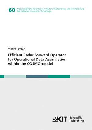 Efficient Radar Forward Operator for Operational Data Assimilation within the COSMO-model de Yuefei Zeng