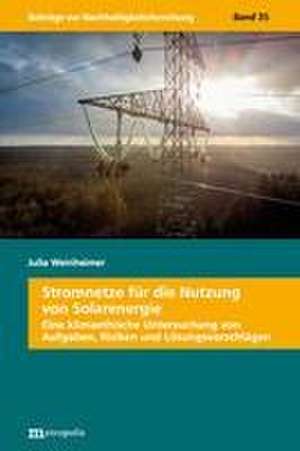 Stromnetze für die Nutzung von Solarenergie de Julia Weinheimer